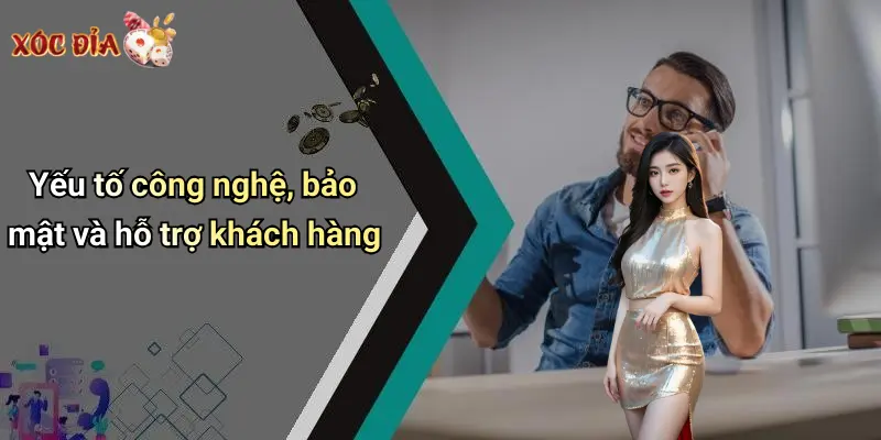 Yếu tố công nghệ, bảo mật và hỗ trợ khách hàng