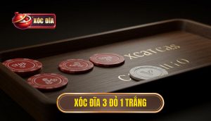 Xóc đĩa 3 đỏ 1 Trắng